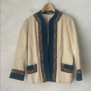 Nordstrikk Norway Wool Coat Cardigan blazer jacket Size small